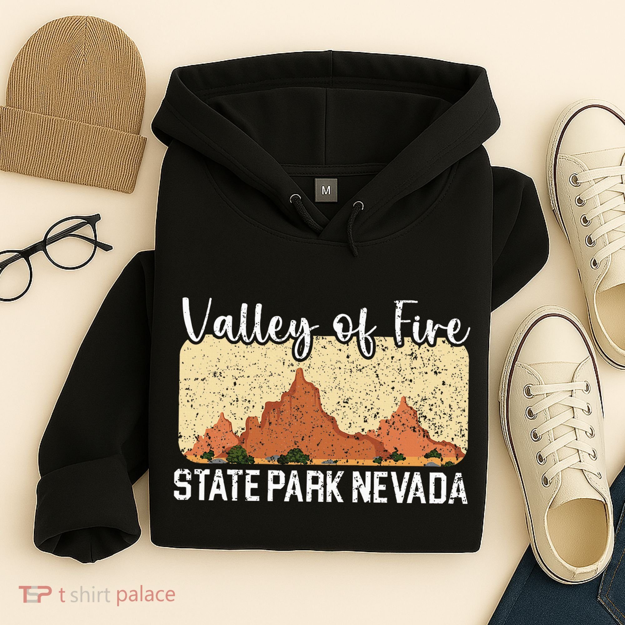 Valley Of Fire State Park Nevada Usa America Nevadans Hoodie