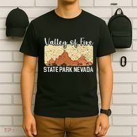 Valley Of Fire State Park Nevada Usa America Nevadans T-Shirt thumb 6