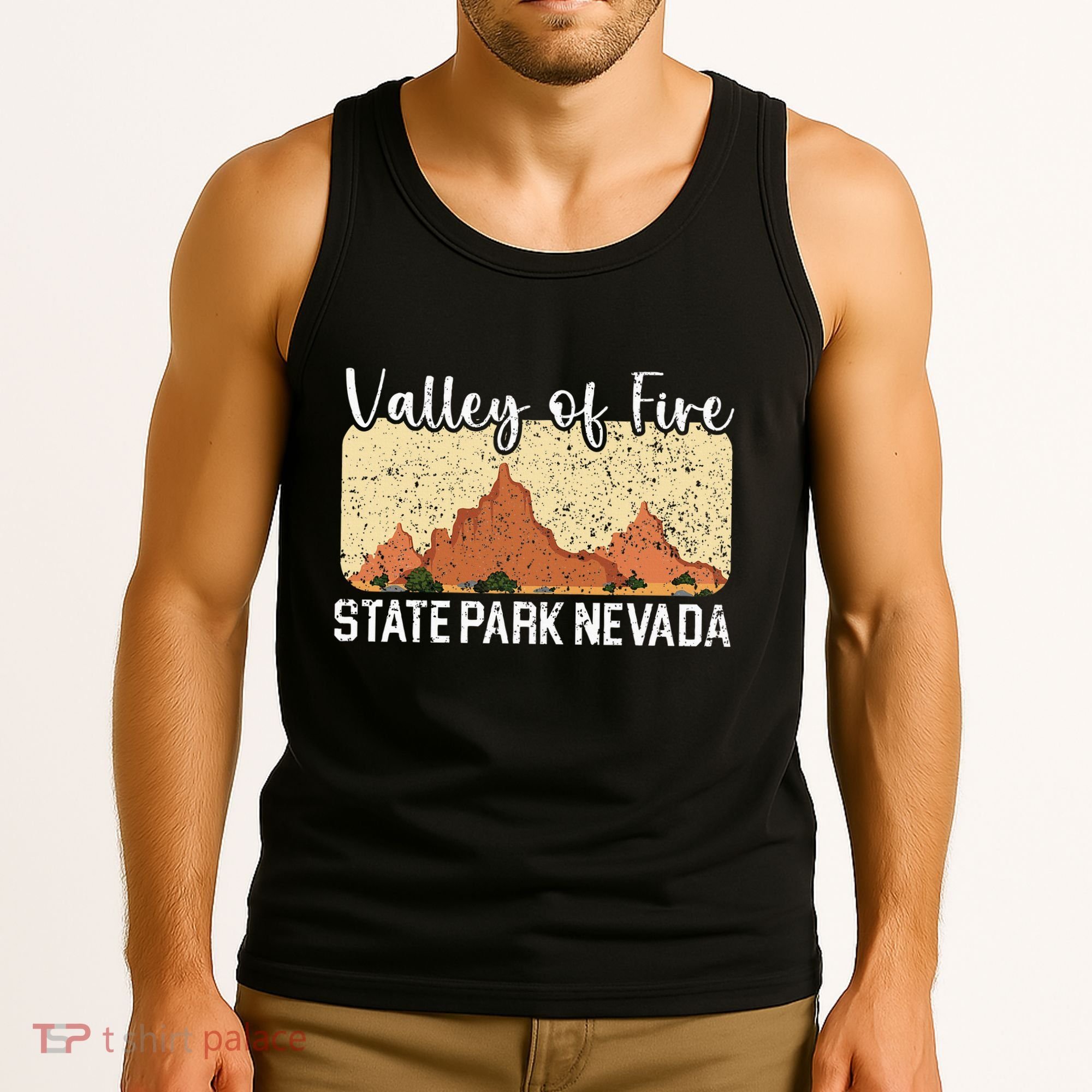 Valley Of Fire State Park Nevada Usa America Nevadans Tank Top