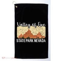 Valley Of Fire State Park Nevada Usa America Nevadans Golf Towel thumb 0