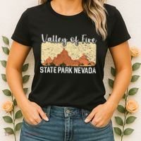 Valley Of Fire State Park Nevada Usa America Nevadans Women's T-Shirt thumb 2