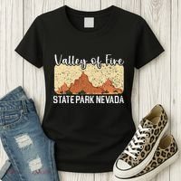 Valley Of Fire State Park Nevada Usa America Nevadans Women's T-Shirt thumb 3