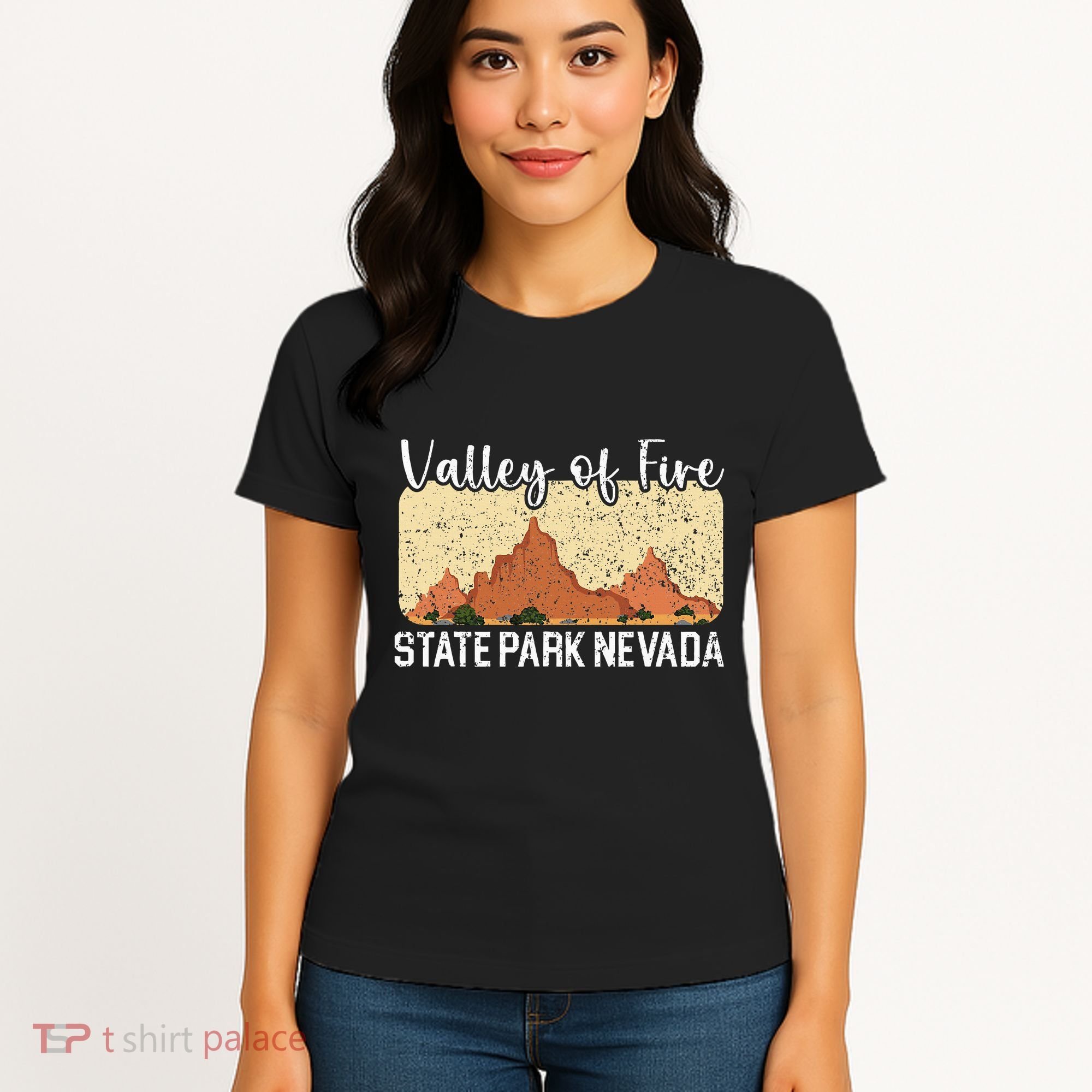 Valley Of Fire State Park Nevada Usa America Nevadans Women's T-Shirt