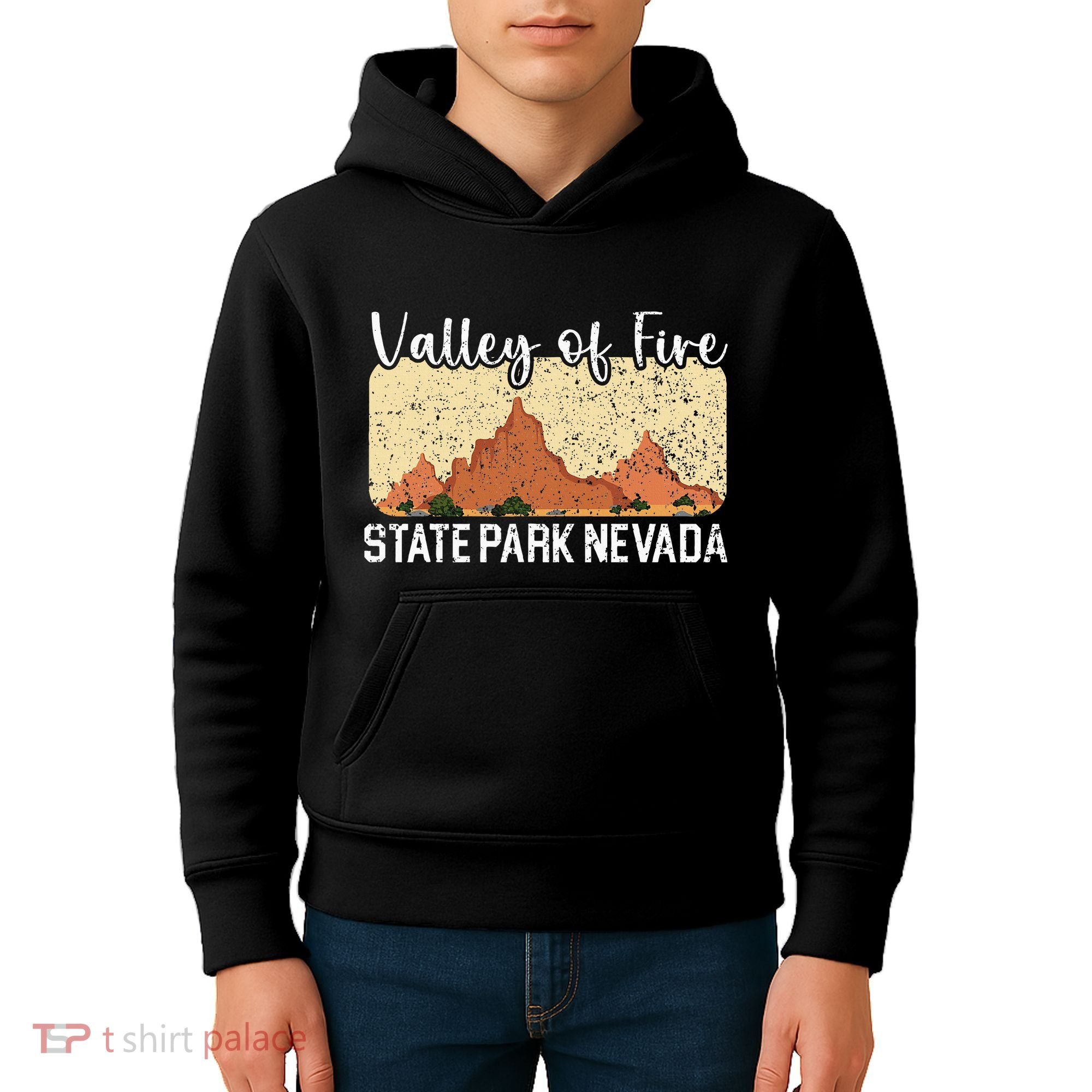 Valley Of Fire State Park Nevada Usa America Nevadans Kids Hoodie