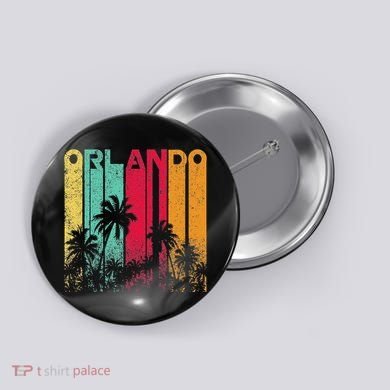 Vintage Orlando Florida Vacation Souvenir Button