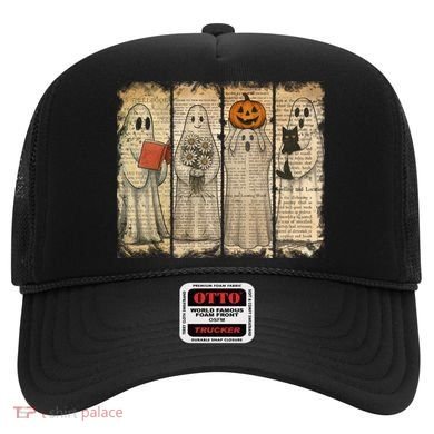 Vintage Oldpaper Ghost Halloween Hat