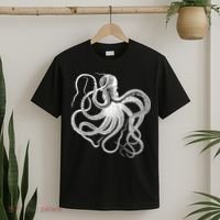 Vintage Octopus Illustration T-Shirt thumb 2