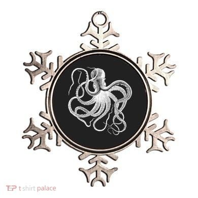 Vintage Octopus Illustration Ornament