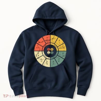 Vintage Ohms Law Diagram Electrical Electronics Engineer Hoodie