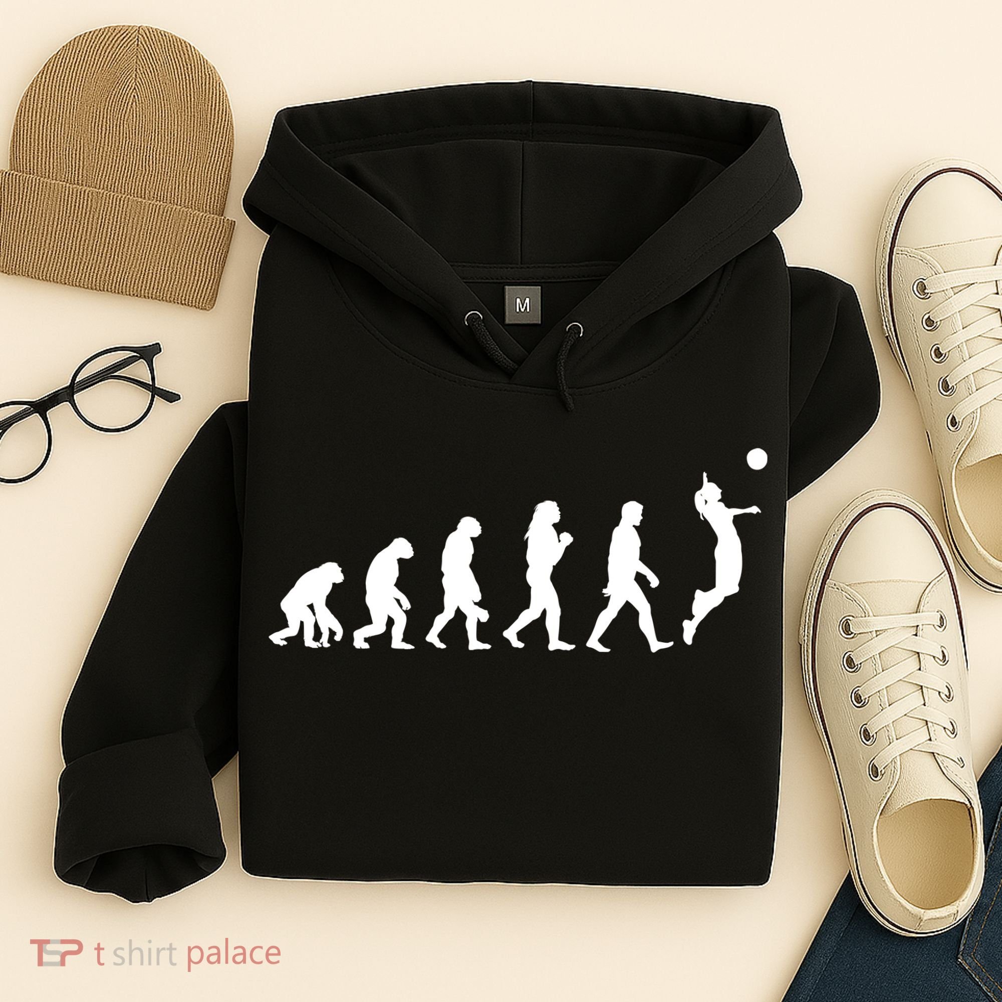 Volleyball Evolution Hoodie