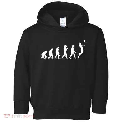 Volleyball Evolution Toddler Hoodie