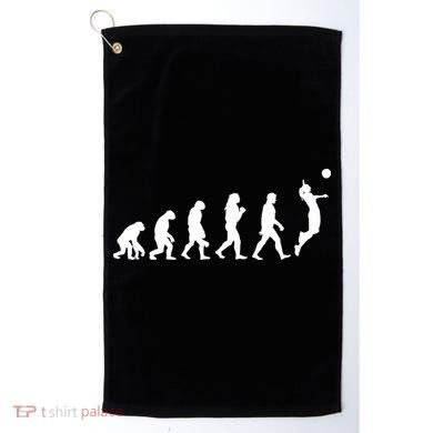 Volleyball Evolution Golf Towel