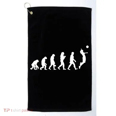 Volleyball Evolution Golf Towel