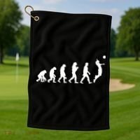Volleyball Evolution Golf Towel thumb 1
