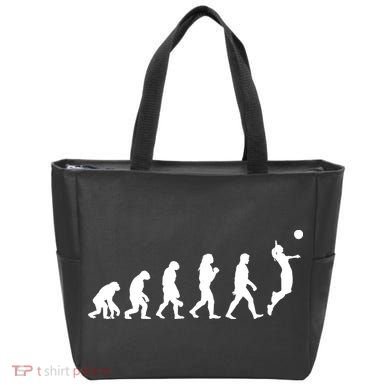 Volleyball Evolution Tote Bag