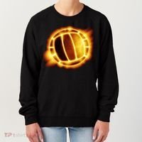 Volleyball Fire Glow Women's Sweatshirt thumb 0