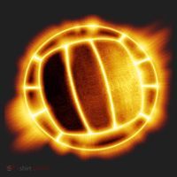 Volleyball Fire Glow Women's Sweatshirt thumb 2