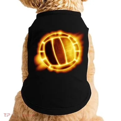 Volleyball Fire Glow Doggie Tank