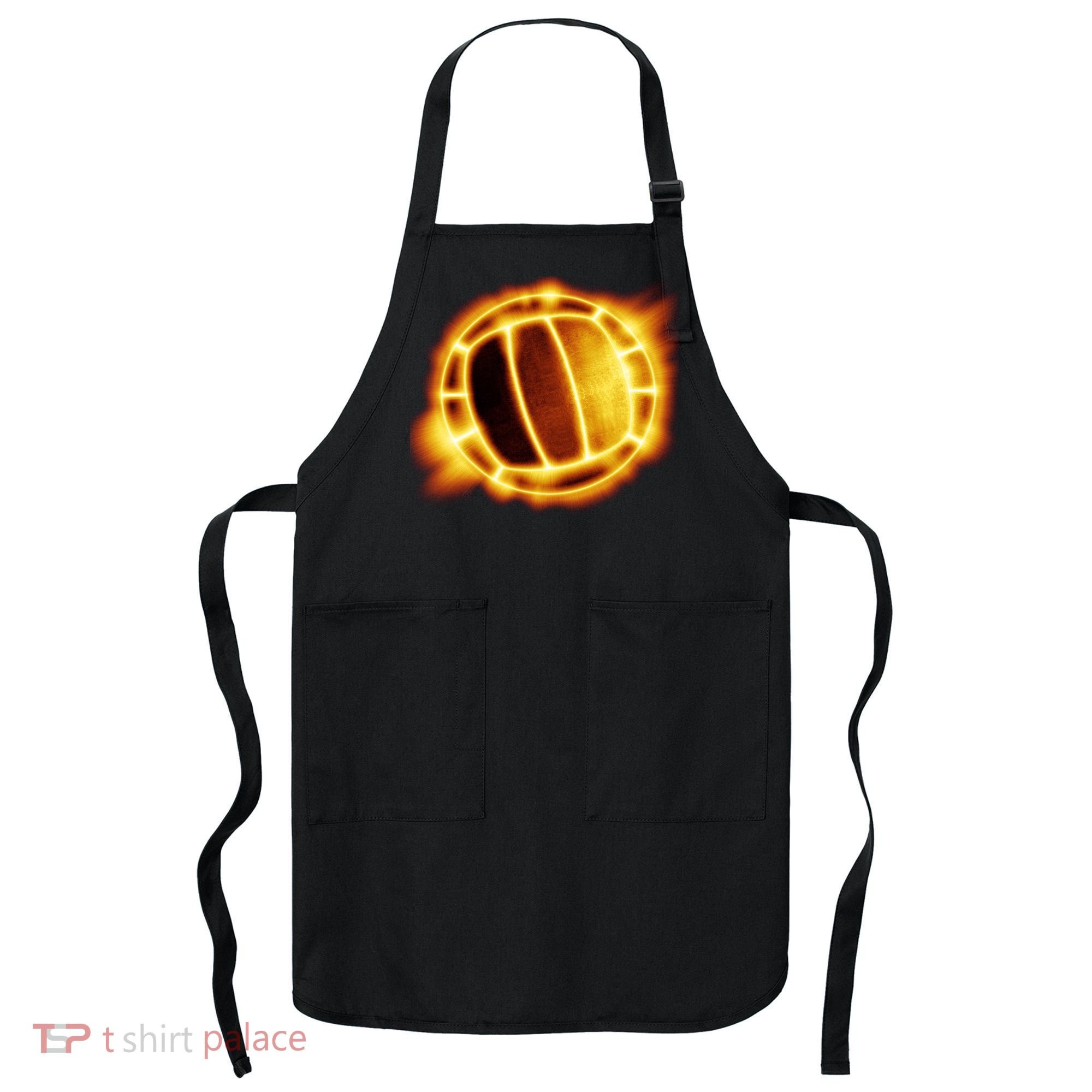 Volleyball Fire Glow Apron