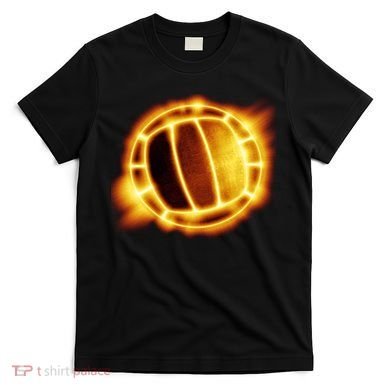 Volleyball Fire Glow T-Shirt