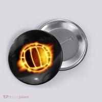 Volleyball Fire Glow Button thumb 0