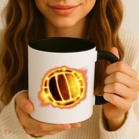 Volleyball Fire Glow Coffee Mug thumb 3