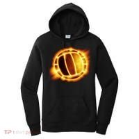 Volleyball Fire Glow Women's Hoodie thumb 0