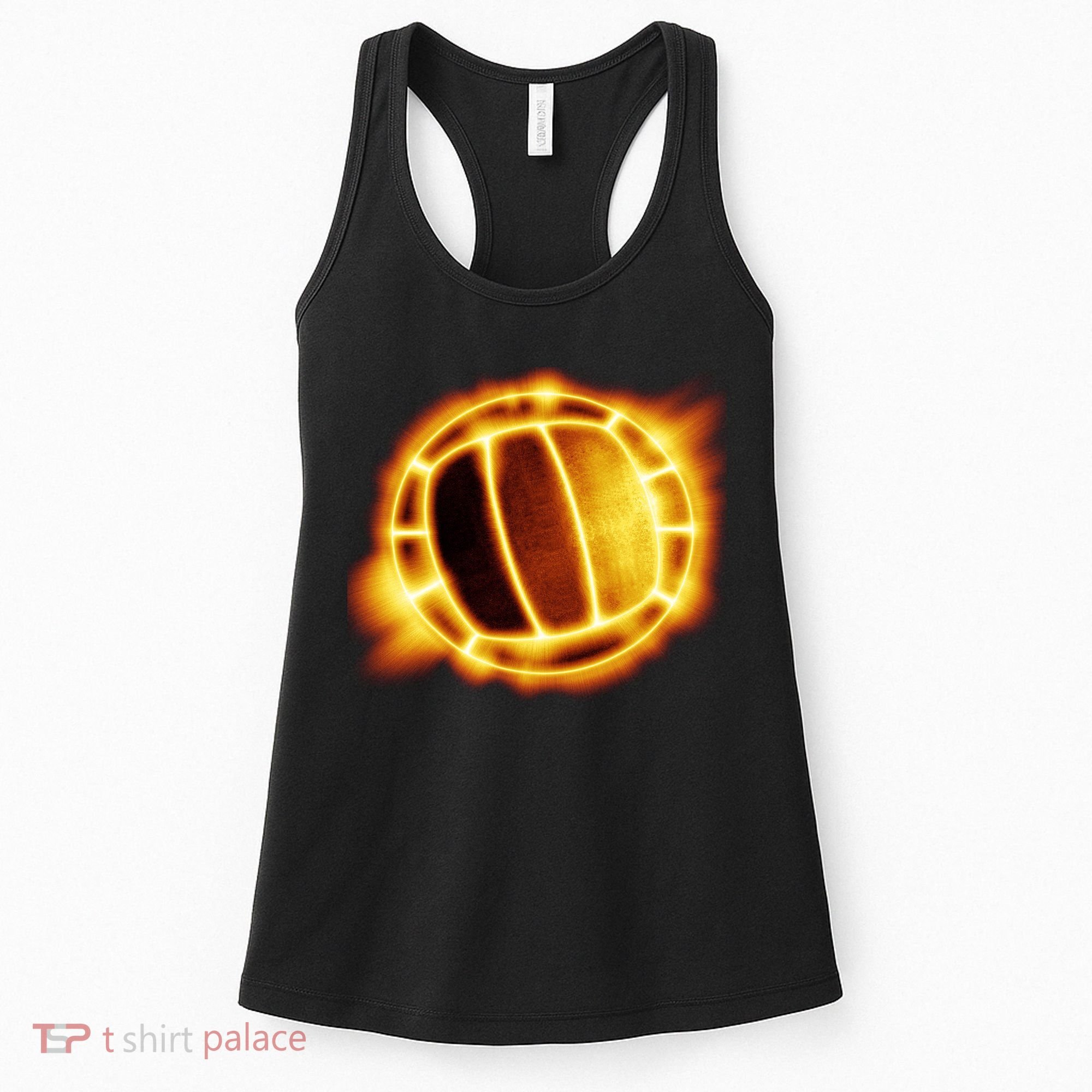 Volleyball Fire Glow Women's Tank Top