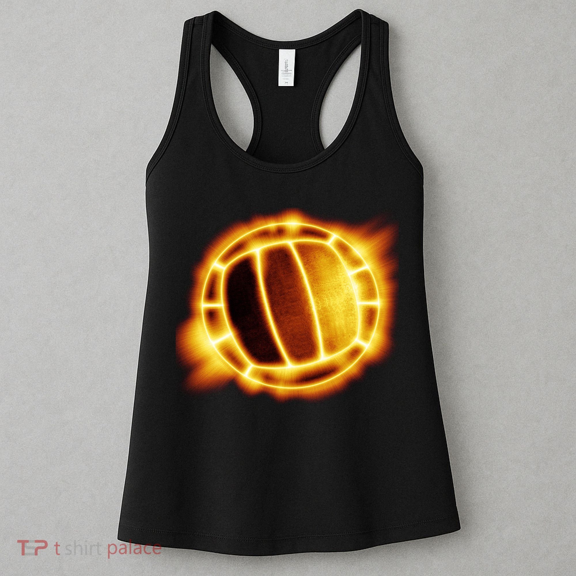 Volleyball Fire Glow Women's Tank Top