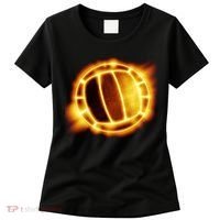 Volleyball Fire Glow Women's T-Shirt thumb 0
