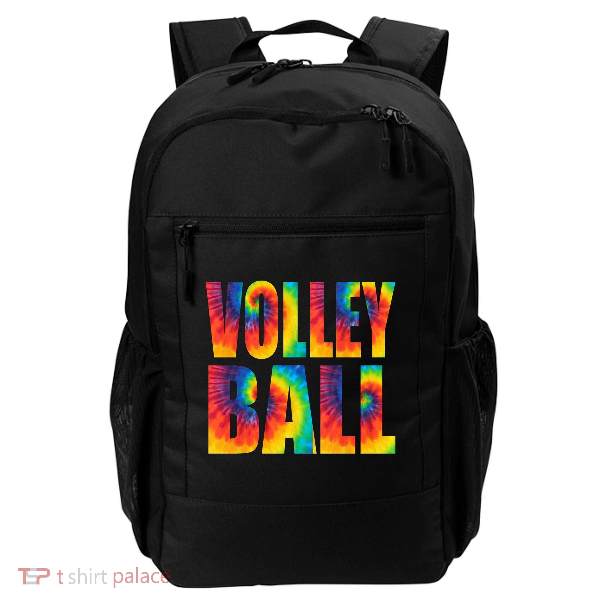Volleyball Retro Tie Dye Backpack