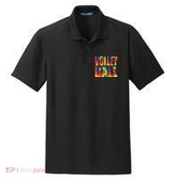 Volleyball Retro Tie Dye Dry Zone Grid Polo thumb 0