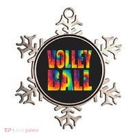 Volleyball Retro Tie Dye Ornament thumb 0