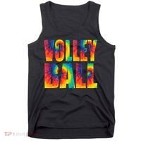 Volleyball Retro Tie Dye Tank Top thumb 0
