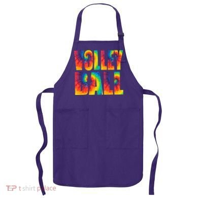 Volleyball Retro Tie Dye Apron