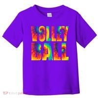 Volleyball Retro Tie Dye Toddler T-Shirt thumb 0