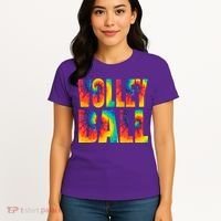 Volleyball Retro Tie Dye Women's T-Shirt thumb 4