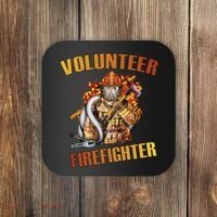 Volunteer Firefighter Coaster thumb 0