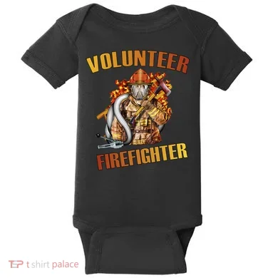 Volunteer Firefighter Baby Bodysuit