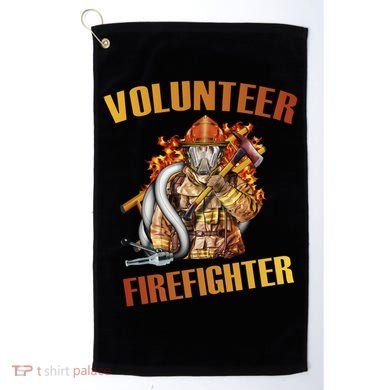 Volunteer Firefighter Golf Towel