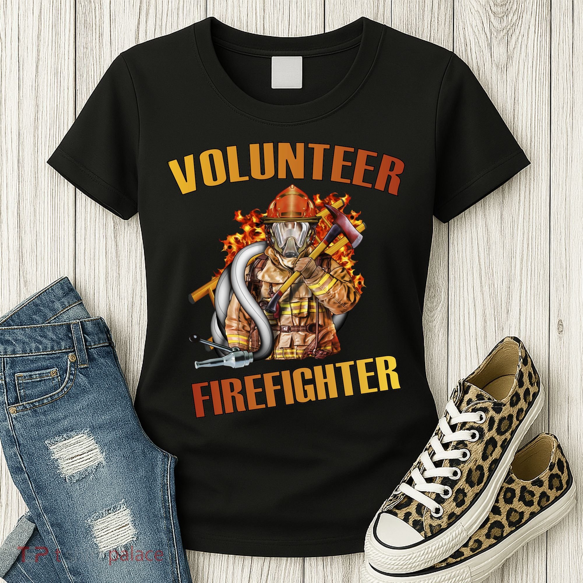Volunteer Firefighter Women's T-Shirt