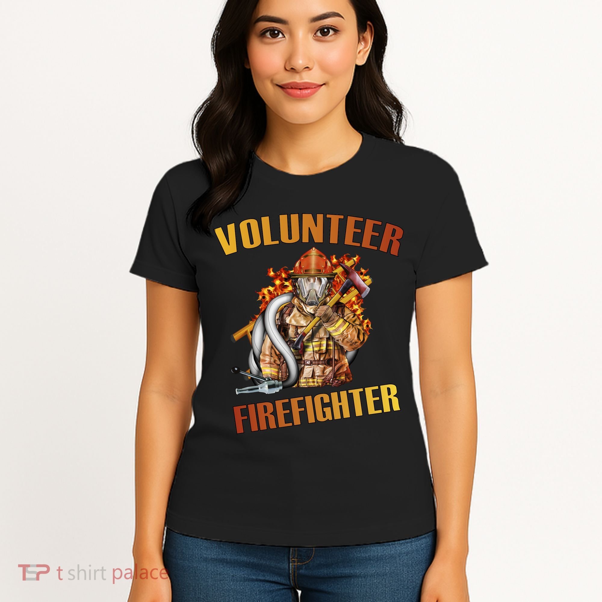 Volunteer Firefighter Women's T-Shirt