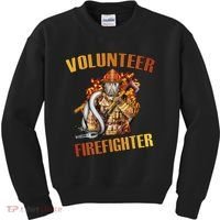 Volunteer Firefighter Kids Sweatshirt thumb 0