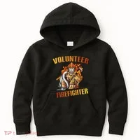 Volunteer Firefighter Kids Hoodie thumb 0