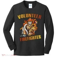 Volunteer Firefighter Kids Long Sleeve Shirt thumb 0