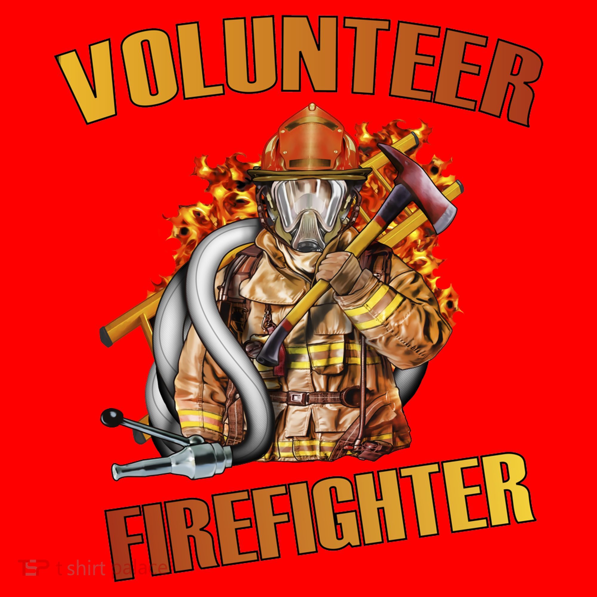 Volunteer Firefighter Santa Hat