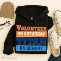 Volunteer On Saturday Titan On Sunday Hoodie thumb 4