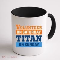 Volunteer On Saturday Titan On Sunday Coffee Mug thumb 1