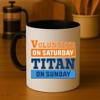 Volunteer On Saturday Titan On Sunday Coffee Mug thumb 4