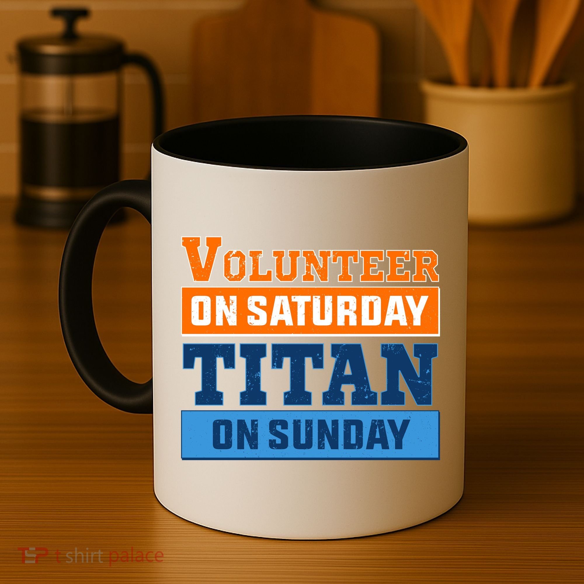 Volunteer On Saturday Titan On Sunday Coffee Mug